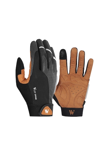 West Bıkıng Yp0211197 Tam Parmak Şok Emici Kaymaz Motosiklet Bisiklet Eldiveni 001