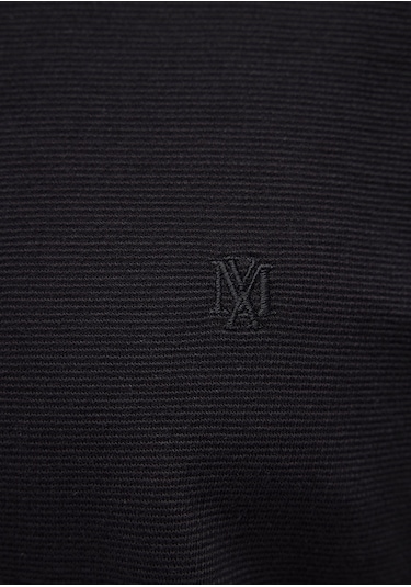 Mavi - Siyah Örme Gömlek 0211092-900 Siyah