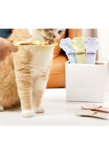 Dm Mango Meyve Aromalı Pet Kedi Şerit Besleyici Kaşık