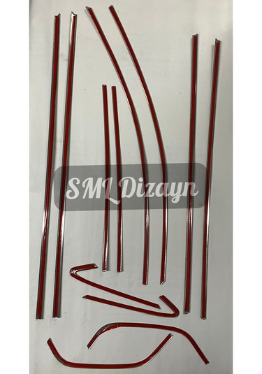 Volkswagen Golf 8 Krom Cam Çıtası Golf 8 Yan Cam Çerçevesi