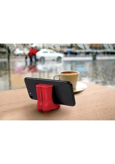 Bot Şeklinde Telefon Tutucu Çok Renkli