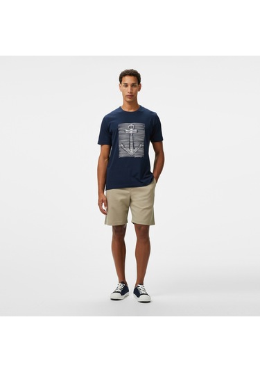 Nautica Erkek Bej Regular Fit Şort Düz K55206t Bej