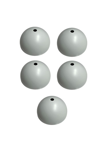 Tavan Rozansı Sarkıt Avize Ve Duy İçin 10cm Beyaz 5 Adet Plastik Beyaz