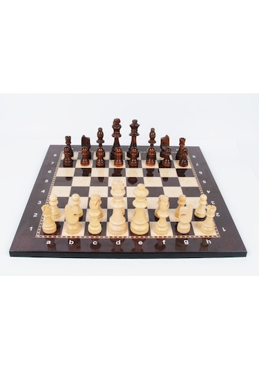 Lüks Ahşap Satranç Takımı Ahşap Figür