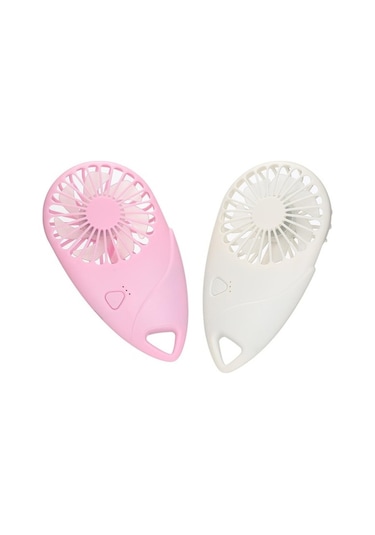Fortunelane Mini Masaüstü Buzlu Fan, 3 Hız Ayarı, Usb Şarj Edilebilir, Dahili Pil, Beyaz Model: Pd-fs-002