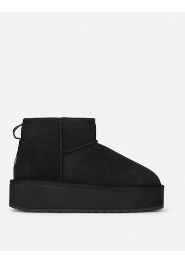 Emu Australia Stınger Mıcro Flatform W13082 Black Kadın Bot Siyah