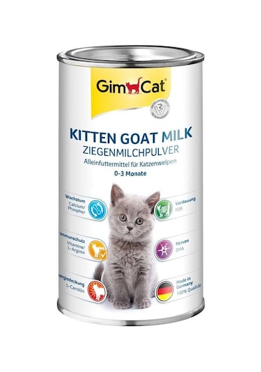 Gimcat Yavru Kedi Keçi Süt tozu 200 Gr.