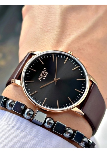Jg. Polo Clup Jpc.0725 Erkek Kol Saati Rose Gold