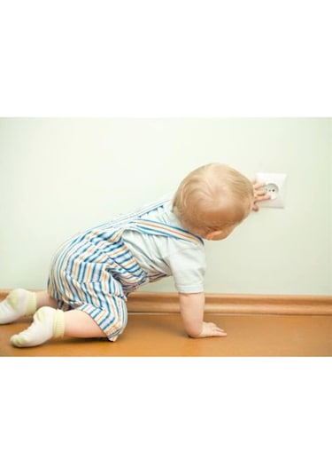 Priz Güvenlik Kapağı Bebek Koruyucu Priz Emniyet Kapağı 12 Adet