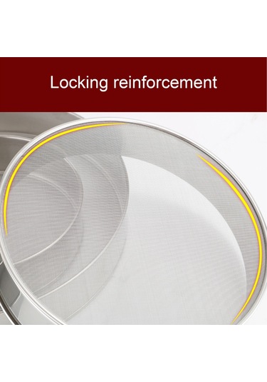 Skycity Paslanmaz Çelik Un Eleği 25cm - İnce Ağızlı, Pas Koruyucu, Hamur Pişirme, Meyve Sebze Yıkama İçin Diğer