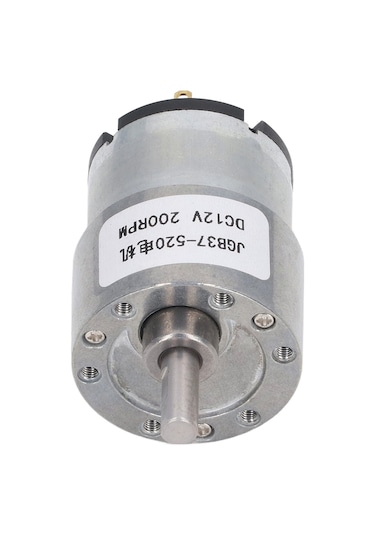 Jeemson 12v Dc Halka Kodlu Azaltıcı Motor - 200rpm Hız Ölçüm, Robot/öncelikli Aletler İçin Sabit Aktarım Ve Yük Kapasitesi