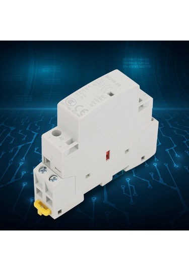 Yaozixa 2p 25a 24v Ac Kontakör: 1no1nc, Düşük Gürültü, Enerji Tasarruflu, Kompakt, Ev Kullanıma Uygun