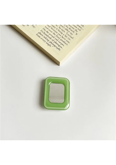 Goldenqian Sevimli Ayna Lale Çiçek Katlanır Cep Telefonu Tutma Tutucu Soket Cep Desteği Ipones İçin Parmak Yüzük Griptok Genişleyen Standı 9 9