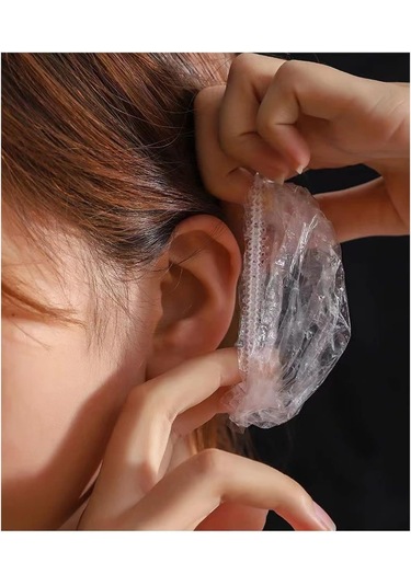 100 Adet Su Geçirmez Kulak Örtüleri Su Geçirmez Kulak Kapları Duş İçin Çok Renkli