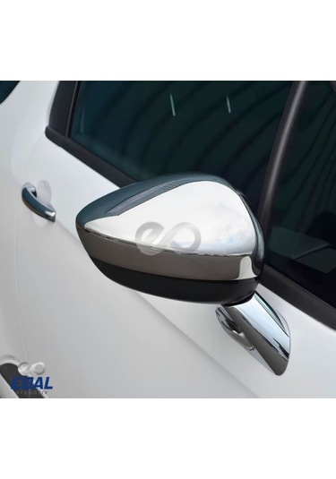 Citroen C4 Krom Ayna Kapağı 2010-2015 Uyumlu Paslanmaz Çelik