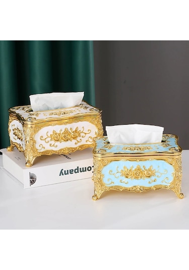 E-lüks Avrupa Doku Kutusu Kapak Kılıf Dikdörtgen Ev Eşyaları Plastik Kağıt Peçetelik El Ev Dekor Organizatör Kağıt Kutusu