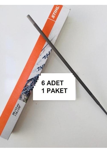 Stihl  3/16  Motorlu  Testere  Eğesi  4.8  Mm  6  Adet  -  Orta  Eğe