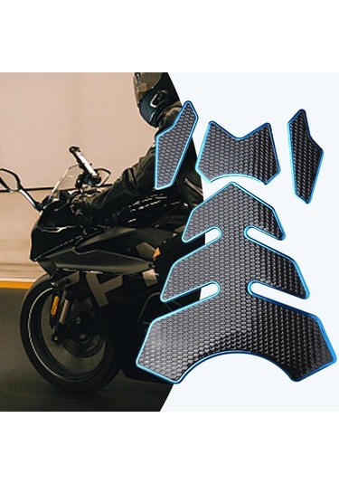 Siyah Rahat Ped Çıkartmaları Kaput Karbon Fiberi Koruyun