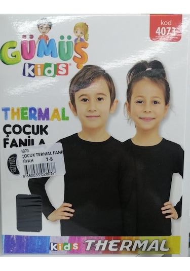 Gümüş Erkek Çocuk Termal Fanila Üst Içlik