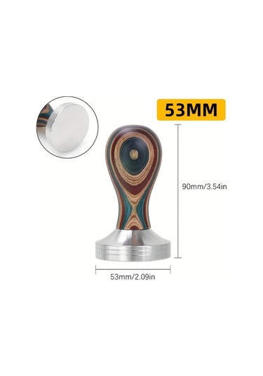 Motion003 53mm Kahve Sıkacağı Alıkısscafe Premium 304 Paslanmaz Çelik Çıkarılabilir Düz Taban Renkli Ahşap Sap Espresso Demleme İçin Mükemmel Ahşap Motion003 53mm Kahve Sıkacağı Alıkısscafe Premium 304 Paslanmaz Çelik Çıkarılabilir Düz Taban Renkli Ahşap Sap Espresso Demleme İçin Mükemmel Ahşap