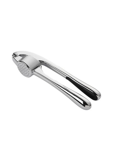 Novahub Lmetjma Premium Sarımsak Presi Paslanmaz Çelik Sarımsak Doğrayıcı Sarımsak Ezici Sıkması Ve Temizlemesi Kolay Mutfak Aletleri Jt202 Gümüş Gümüş