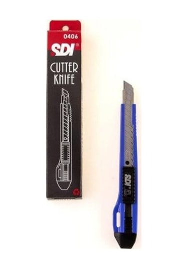 Sdı Maket Bıçağı 0406-Çift Yedek Bıçaklı