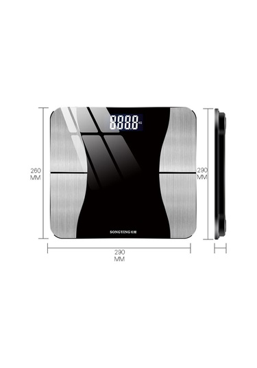Sones Songyıng Sy06 Akıllı Vücut Yağ Ölçeği Ev Vücut Ağırlığı Ölçeği, Boyut: Şarjlı Sürüm