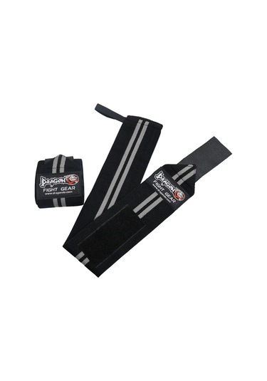 Dragondo 63911 Halter Ve Fitness Bilek Bandajı Yeni Seri Siyah - Gri