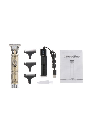 Suntek Profesyonel Usb Şarj Edilebilir Saç Kesme Makinesi Altın