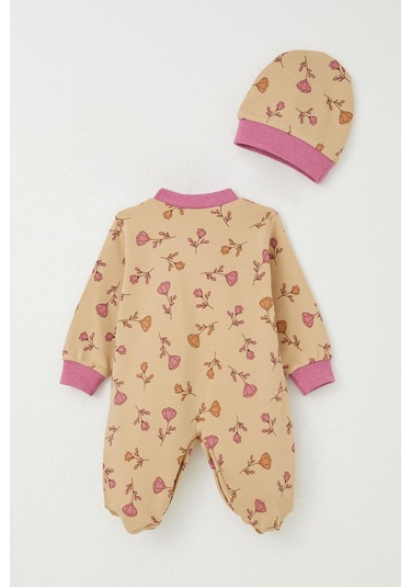 Breeze Kız Bebek Patikli Tulum Çiçek Desenli 0-6 Ay, Açık Kahverengi Açık Kahverengi Breeze Kız Bebek Patikli Tulum Çiçek Desenli 0-6 Ay, Açık Kahverengi Açık Kahverengi