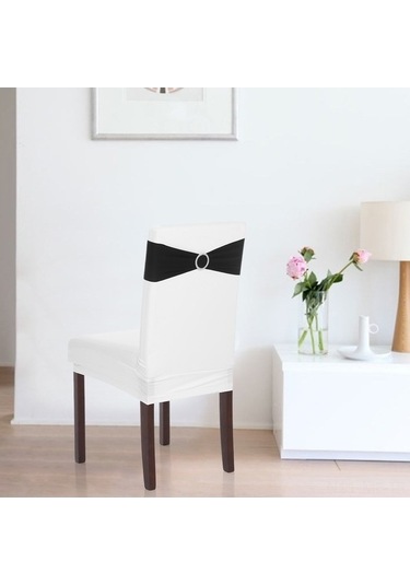 Willowhaven 10 Adet Şık Fiyonk Sandalye Kılıfı - Romantik Düğün Toplantı Otel Dekorasyonu İçin Esnek Spandeks DiğER