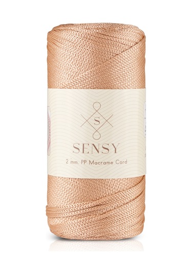 2 Mm - 200 Gr Polyester Makrome Ipi Ten Rengi 230 M Polyester Makrome Ip Supla Ip Ve Çanta Ipliği