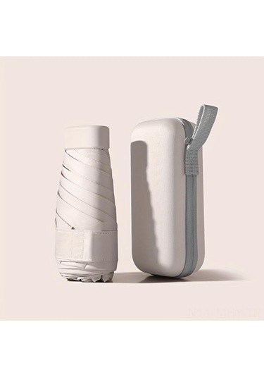 Monyee 杏色 Çift Kullanım Güneş Şemsiyesi - Uv Koruma, İçinde Saklanabilir, Kolay Taşınabilir, Güneş Ve Yağmur İçin Uygun