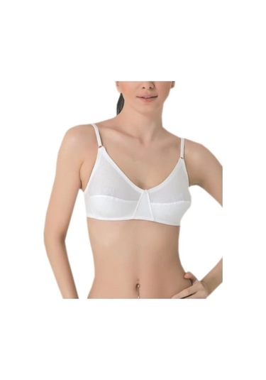 İmer 1000 Balensiz Penye Sütyen Beyaz