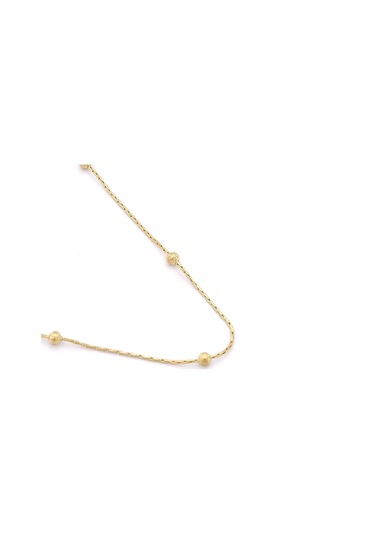 Çelik Zincir Altın Kaplama Dorikalı Model - Zn-516 Altın