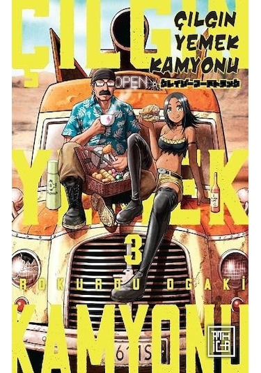 Çılgın Yemek Kamyonu Cilt - 3 - Rokurou Ogaki - Athica Yayınları