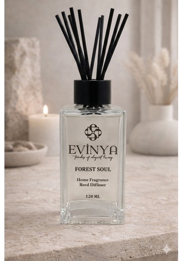 Forest Soul Bambu Çubuklu Oda Kokusu 120 Ml Doğal & Ferah Reed Diffuser Elma