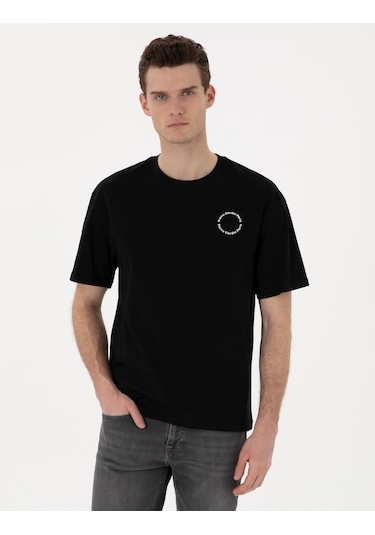 Pierre Cardin Erkek Siyah Tişört 50310076-vr046 Siyah