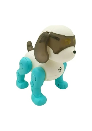 Babydoor Toys 111-2 Dans Eden Sesli Işıklı Robot Köpek Mavi
