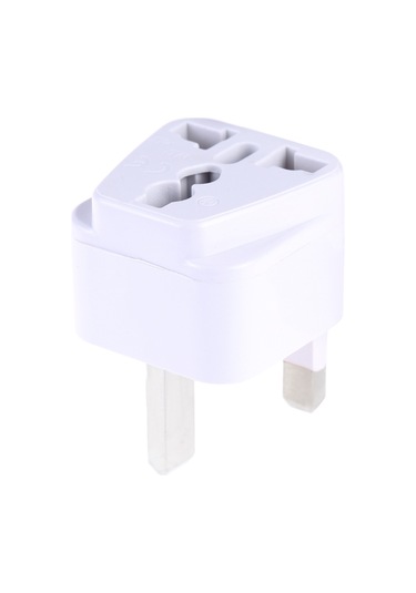Taşınabilir Evrensel Soket - İngiltere Fiş Güç Adaptörü Seyahat Şarj Cihazı Beyaz