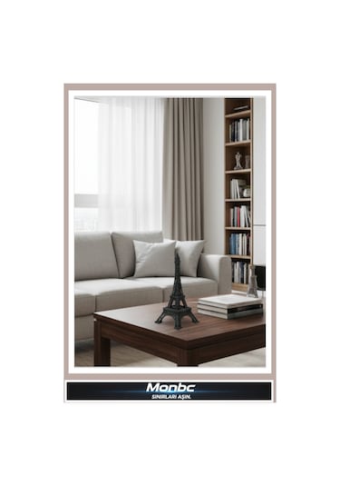 Monbc Eiffel Kulesi 3d Tasarım Dekoratif Biblo, Hediyelik Ve Ev Ofis İçin Şık Aksesuar