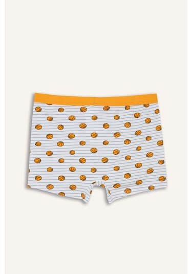 Defacto Desenli Penye 3lü Boxer Erkek Çocuk H5942a826smwt34 Beyaz-wt34