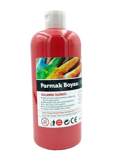 Red Apple Parmak Boya 500 Gr Pembe Rp 500-20