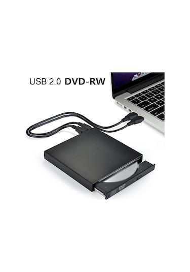Alfasis Harici DVD-RW USB 2.0 CD DVD Yazıcı Okuyucu