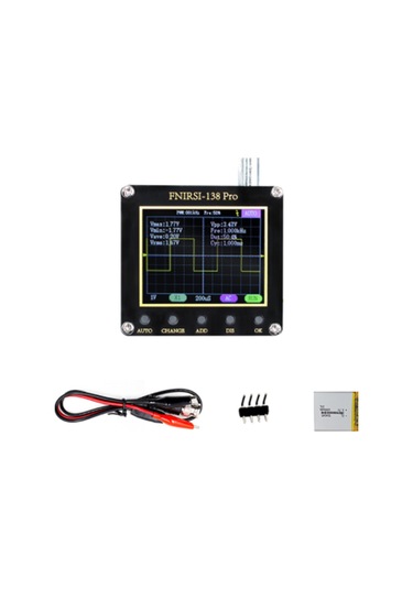 Mufunye Fnırsı 138pro El Tipi Taşınabilir Osiloskop 2.4 İnç Ekran Çok Fonksiyonlu Dijital Osilosko