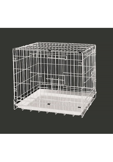 Gldısptm Dayang Köpek Kafesi Beyaz 61x44x50