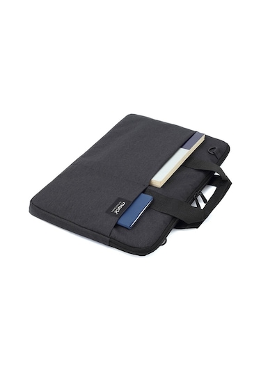 Mack Mcc-701 14.1" Cıty Fıt Eco Notebook Çantası Siyah Bej - Siyah