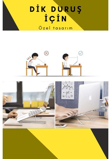 Nd002 Katlanabilir Laptop Standı