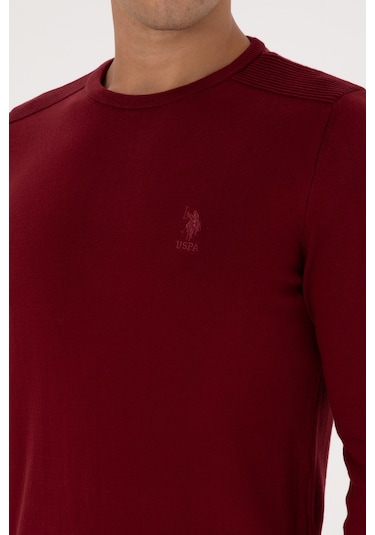 U.s. Polo Assn. Erkek Bordo Kazak /triko 50307779-vr014 Bordo