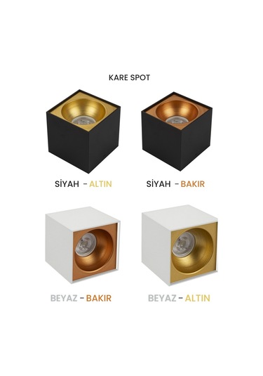 Led Spot Lamba 7W Tavan Motaj Aydınlatma Armatür